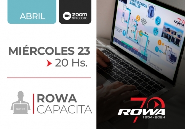 ROWA CAPACITA ABRIL