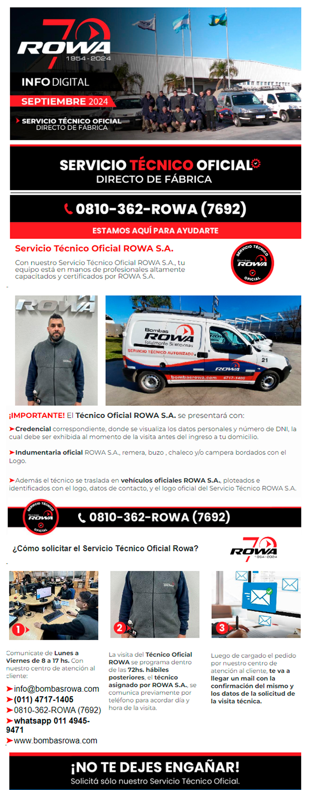 Servicio Técnico Rowa